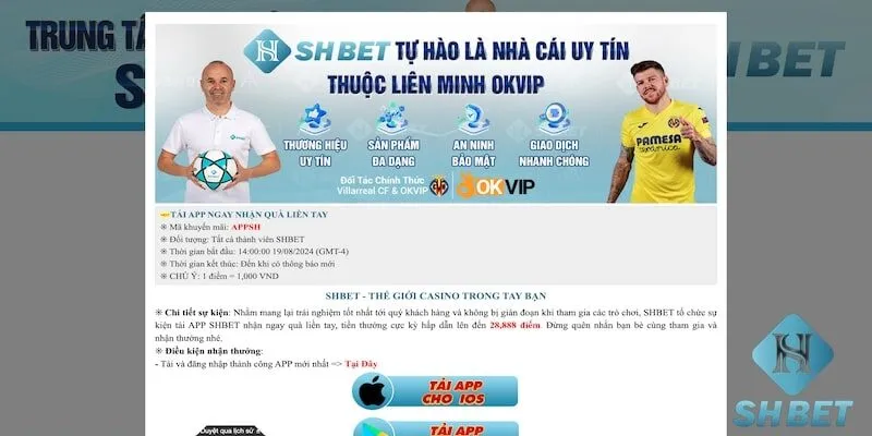 Khuyến mãi tải app nhận thưởng cực khủng