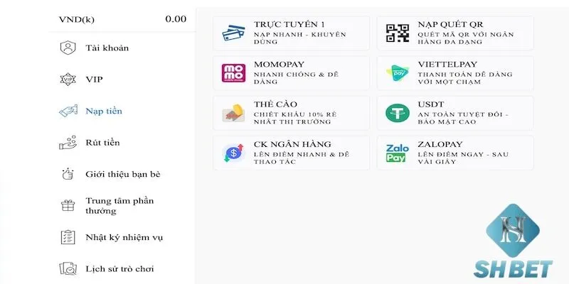 Hướng dẫn thanh toán tiền thưởng tại SHBET
